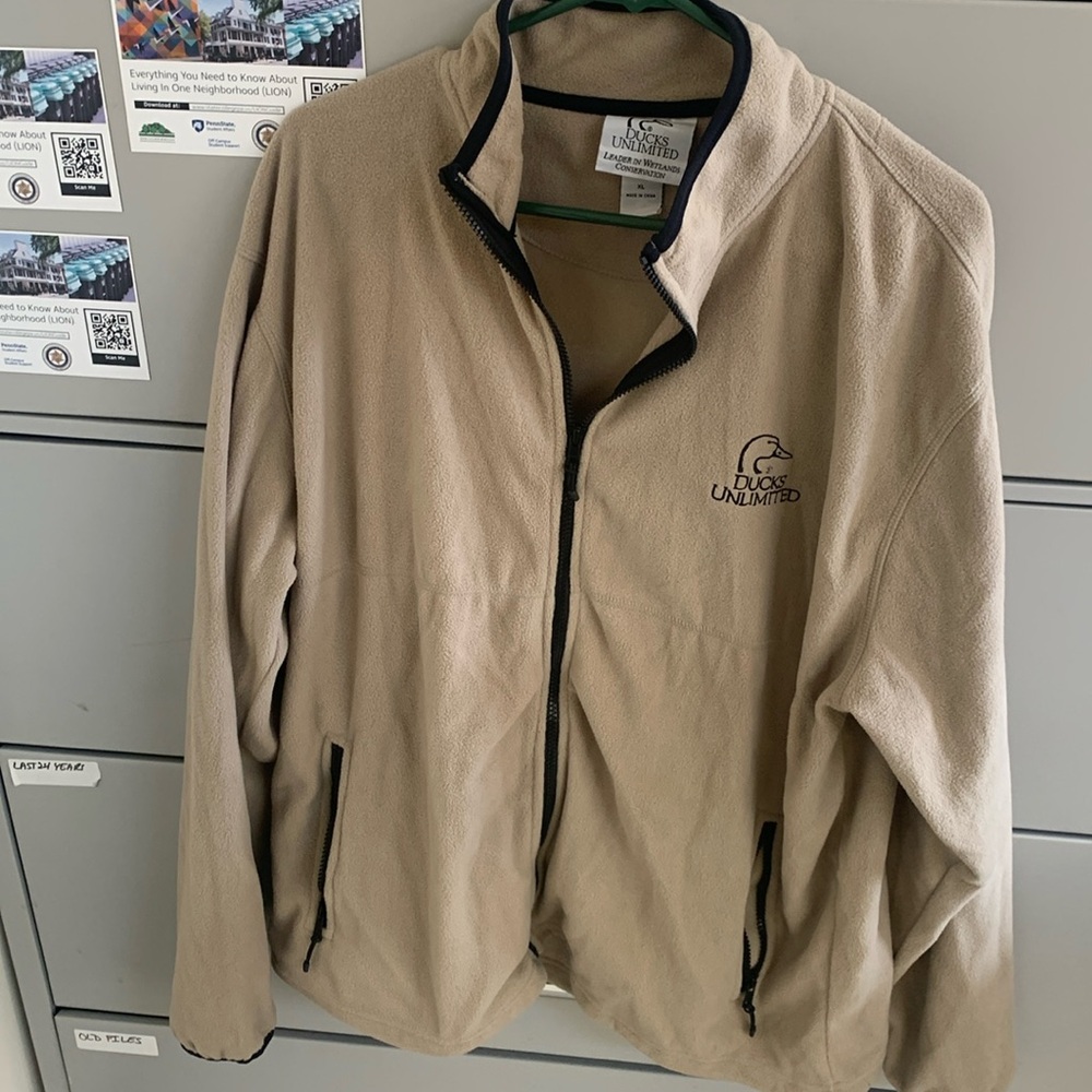 Ducks unlimited fleece jacket. Size XL men’s